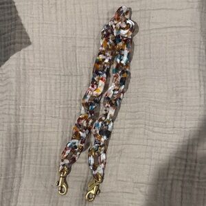 Coach Acrylic Shoulder Strap Multicolor